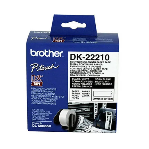 Brother P-Touch DK-22210 Sürekli Etiket Şeridi