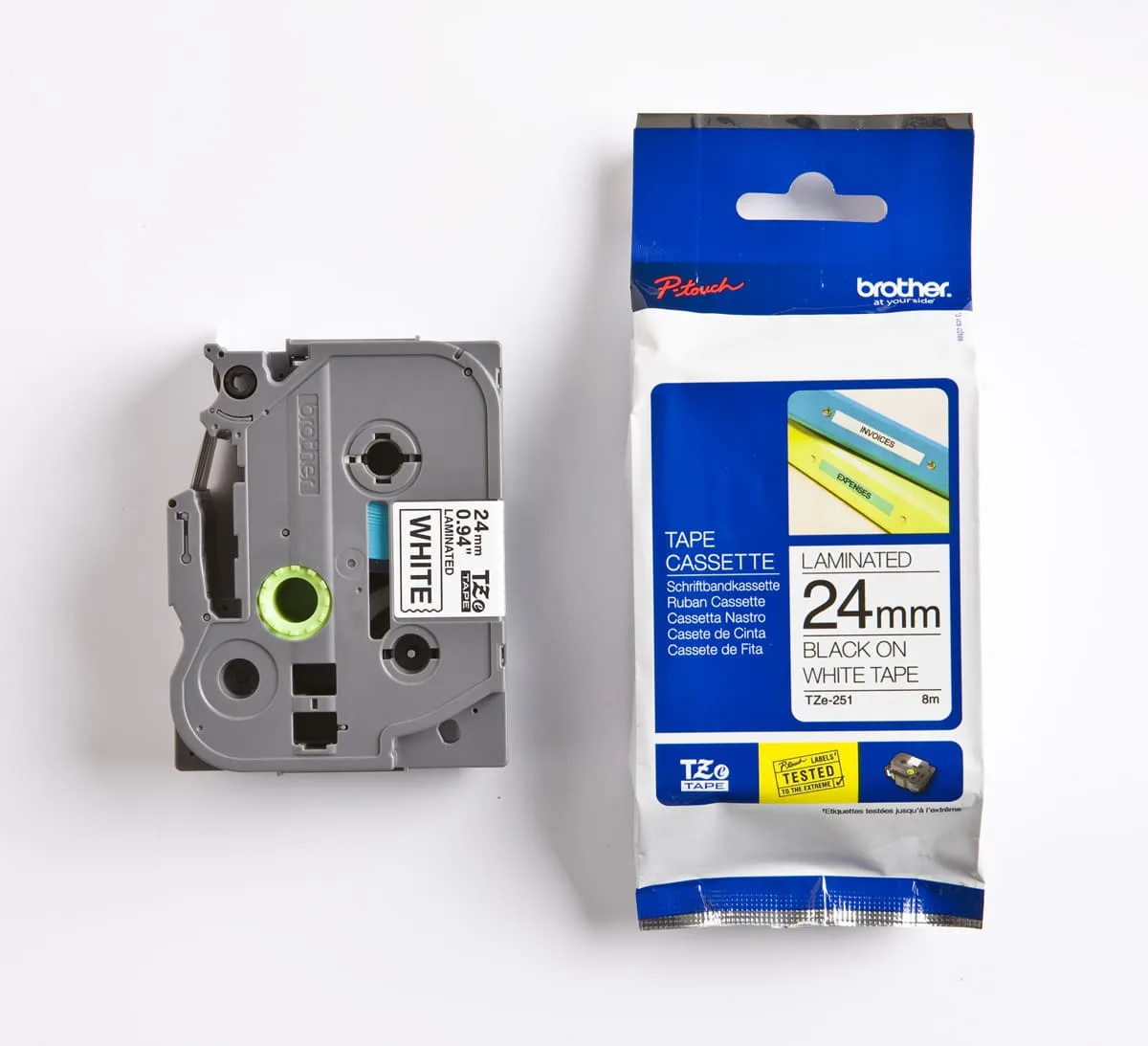Brother P-Touch TZE-251 Etiket Şeridi 24mm