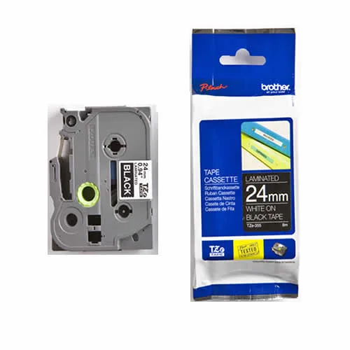 Brother P-Touch TZE-355 Etiket Şeridi 24mm