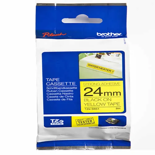 Brother P-Touch TZE-S651 Etiket Şeridi 24mm