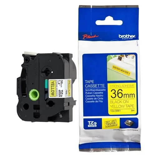 Brother P-Touch TZE-S661 Etiket Şeridi 36mm